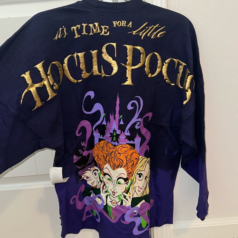 Disney Hocus Pocus Purple Spirit Jersey Shirt Adult Size XS
